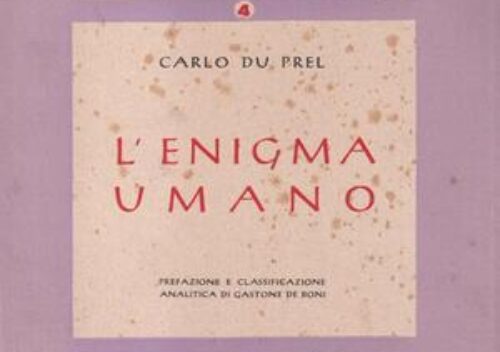 Carlo-du-Prel-Lenigma-umano-1